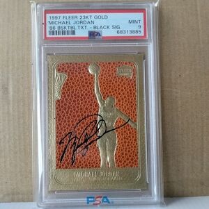 🏀🏆Michael Jordan "23KT Gold - Black Signature 13058 Insert" Slab🏆🏀